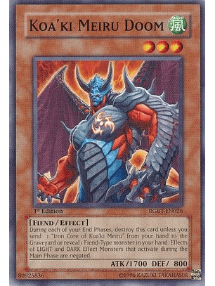 Koa'ki Meiru Doom - RGBT-EN026 - Common