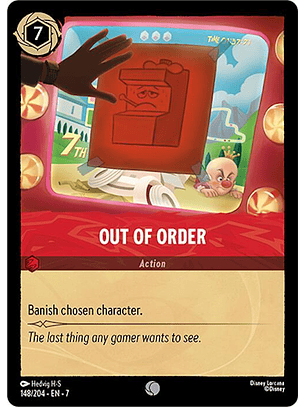 Out of Order - 148/204 - Common - 7 