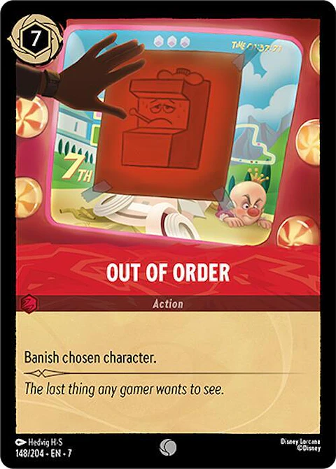 Out of Order - 148/204 - Common - 7 
