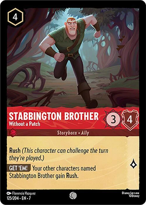 Stabbington Brother - Without a Patch - 124/204 - Common - 7 