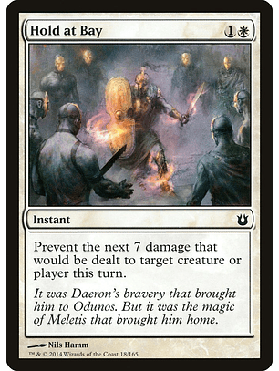 Hold at bay - BNG - C