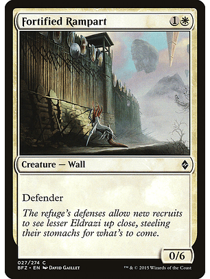 Fortified rampart - BFZ - C