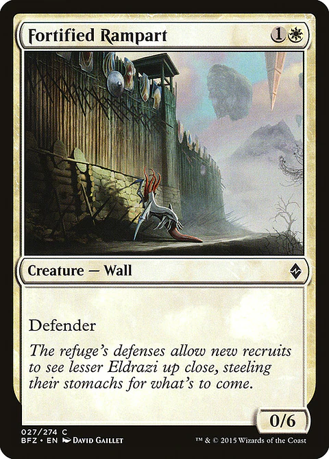 Fortified rampart - BFZ - C