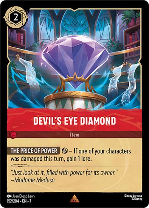 Devil's Eye Diamond - 152/204 - Rare - 7  1