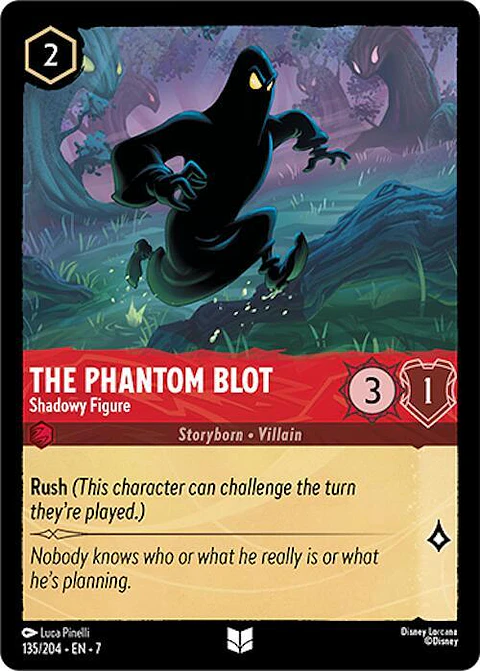 The Phantom Blot - Shadowy Figure - 135/204 - Uncommon - 7 