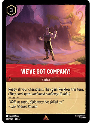 We've Got Company! - 124/204 - Rare - 7 