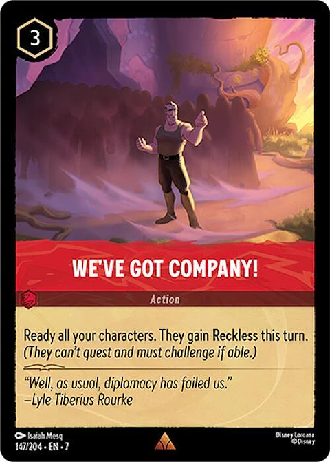 We've Got Company! - 124/204 - Rare - 7 