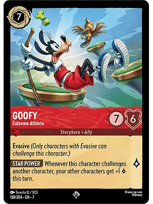 Goofy - Extreme Athlete - Super Rare - 7 