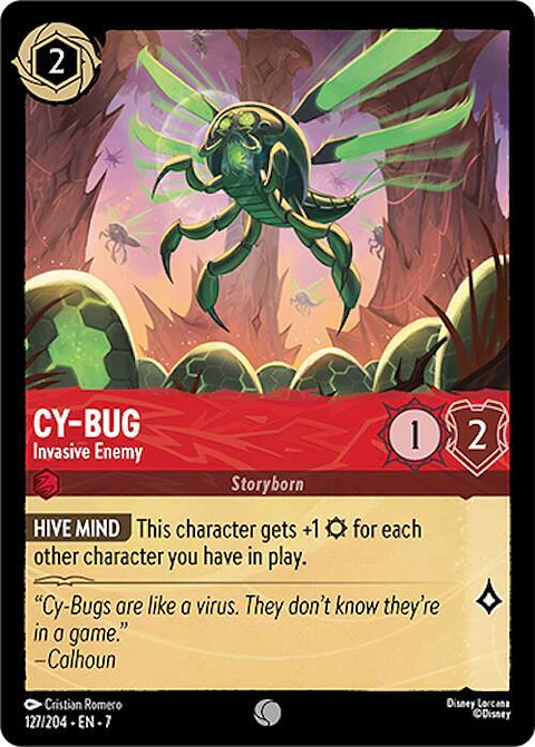 Cy-Bug - Invasive Enemy - 12/204 - Common - 7 