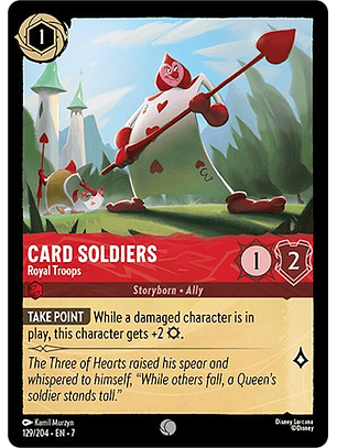Card Soldiers - Royal Troops - 129/204 - Common - 7