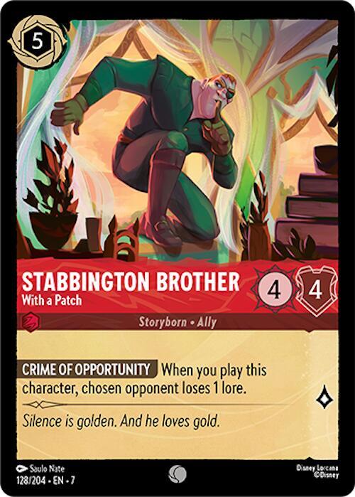 Stabbington Brother - With a Patch - 128/204 - Common - 7  1