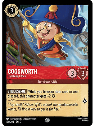 Cogsworth - Climbing Clock - 130/204 - Common - 7 