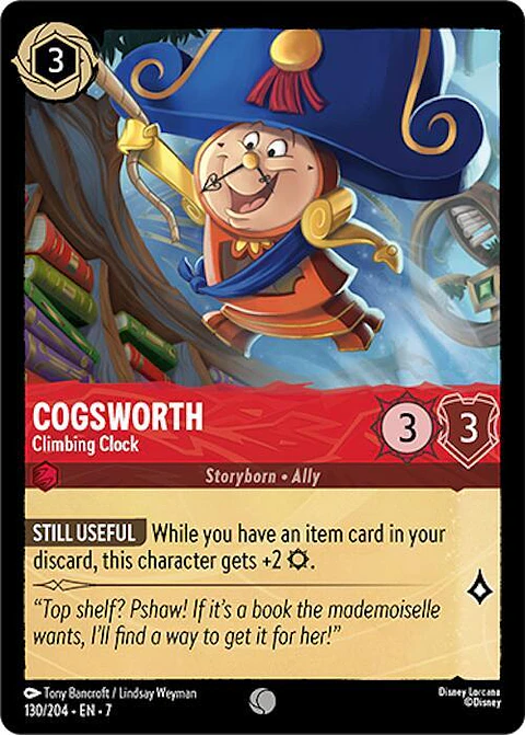 Cogsworth - Climbing Clock - 130/204 - Common - 7 