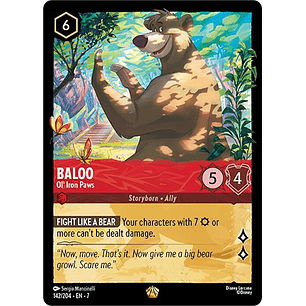 Baloo - Ol' Iron Paws - 142/204 - Legendary - 7 