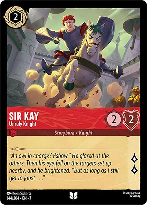 Sir Kay - Unruly Knight - 144/204 - Uncommon - 7 