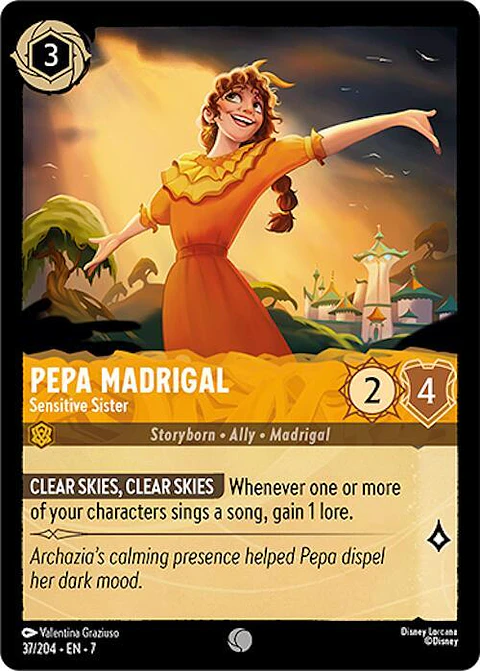 Pepa Madrigal - Sensitive Sister - 37/204 - Common - 7 
