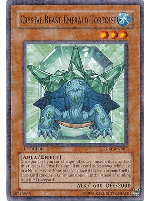 Crystal Beast Emerald Tortoise - DP07-EN003 - Common