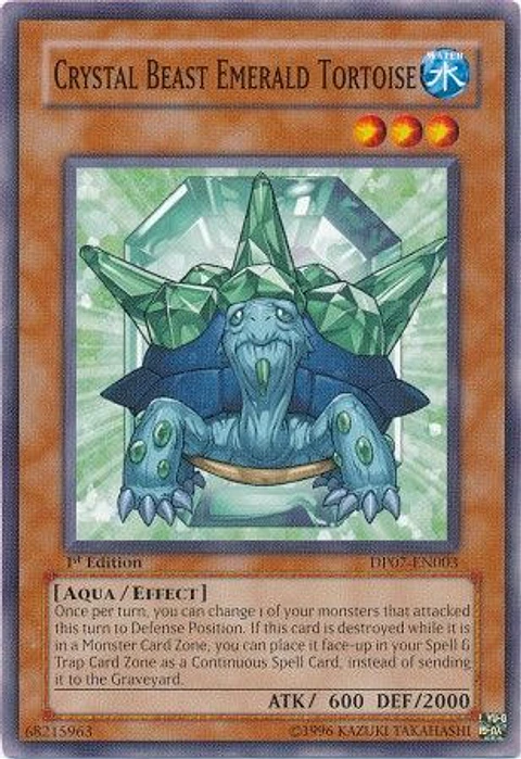 Crystal Beast Emerald Tortoise - DP07-EN003 - Common
