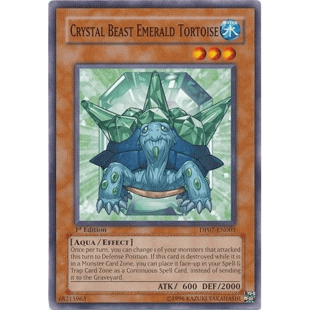 Crystal Beast Emerald Tortoise - DP07-EN003 - Common
