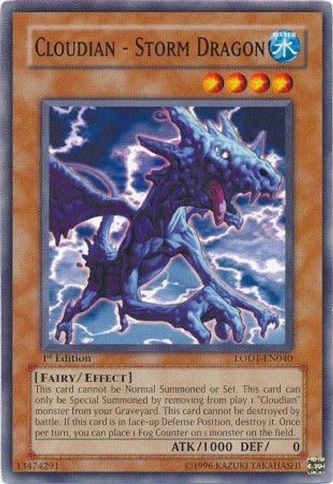 Cloudian - Storm Dragon - LODT-EN040 - Common (esquina dañada)