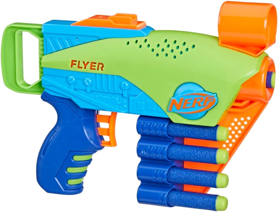 Nerf Elite Jr: Flyer 5X Lanzador De Dardos  2