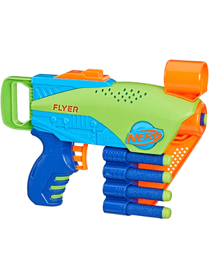 Nerf Elite Jr: Flyer 5X Lanzador De Dardos 