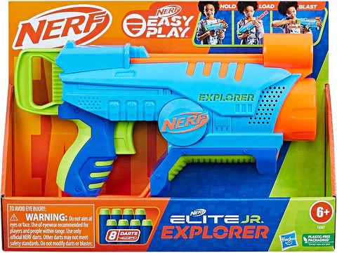 Nerf Elite Jr: Explorer 8X Lanzador De Dardos 