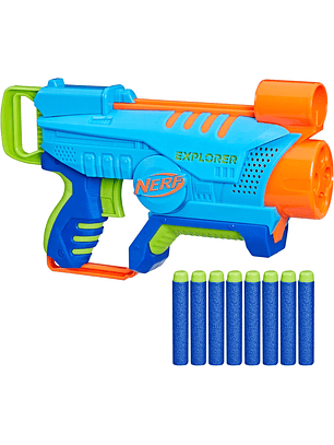 Nerf Elite Jr: Explorer 8X Lanzador De Dardos 