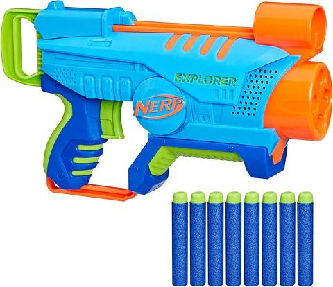 Nerf Elite Jr: Explorer 8X Lanzador De Dardos 