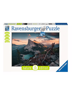 Rompecabezas Atardecer Montaña 1000 piezas Nature Ravensburger (caja golpeada)