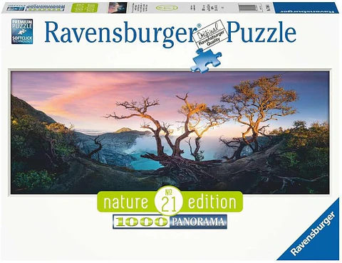 Ravensburger Rompecabezas Adultos: Lago Monte Ijen Java 1000 piezas 