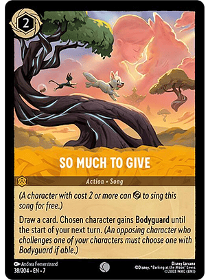 So Much to Give - 38/204 - Common - 7 