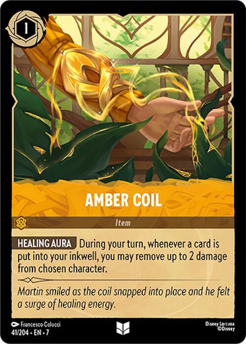 Amber Coil - 41/204 - Uncommon - 7  1