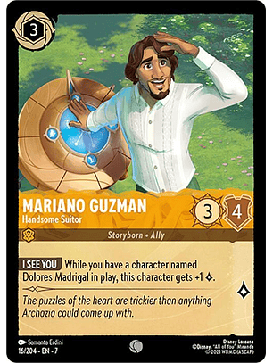 Mariano Guzman - Handsome Suitor - 16/204 - Common - 7 