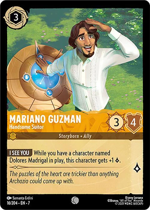 Mariano Guzman - Handsome Suitor - 16/204 - Common - 7 
