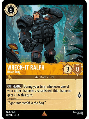 Wreck It Ralph - Hero's Duty - 27/204 - Rare - 7 