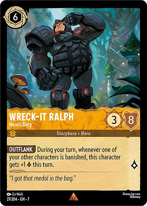 Wreck It Ralph - Hero's Duty - 27/204 - Rare - 7 