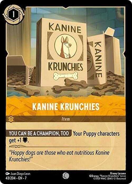 Kanine Krunchies - 43/204 - Common - 7  1