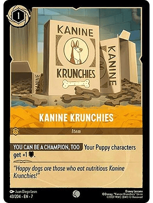 Kanine Krunchies - 43/204 - Common - 7 