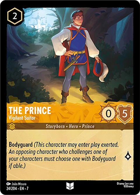 The Prince - Vigilant Suitor - 24/204 - Uncommon - 7 
