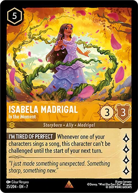 Isabela Madrigal - In the Moment - 25/204 - Rare - 7 