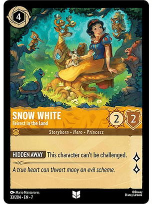 Snow White - Fairest in the Land - 33/204 - Uncommon - 7 
