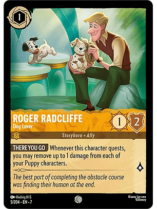 Roger Radcliffe - Dog Lover - 5/204 - Common - 7 