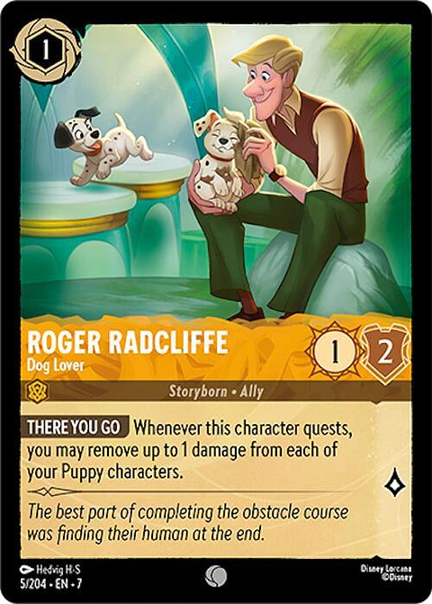Roger Radcliffe - Dog Lover - 5/204 - Common - 7 