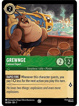 Grewnge - Cannon Expert - 86/204 - Common - 7