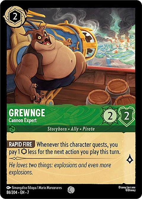 Grewnge - Cannon Expert - 86/204 - Common - 7