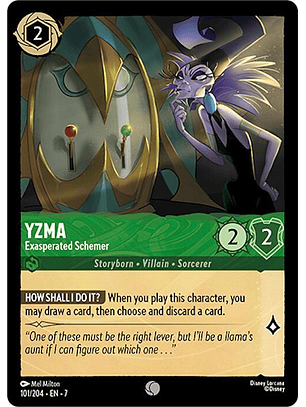 Yzma - Exasperated Schemer - 101/204 - Common - 7