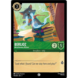 Berlioz - Mischievous Kitten - 99/204 - Common - 7