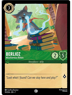 Berlioz - Mischievous Kitten - 99/204 - Common - 7