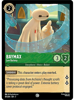 Baymax - Low Battery - 87/204 - Common - 7 